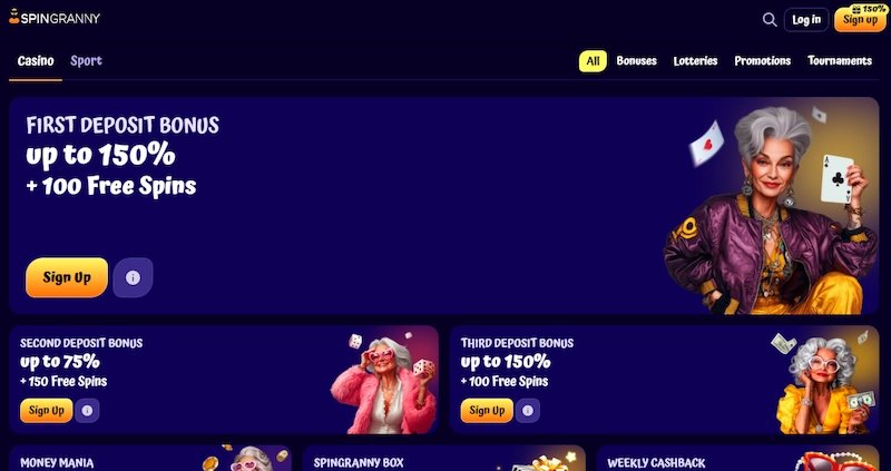 Spingranny Bonus Codes und Freispiele - Aktuelle Angebote für Deutschland, spingranny promotions